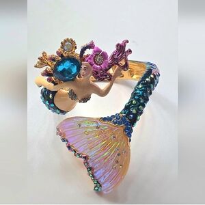 Betsey/Betsy Johnson Rhinestone Mermaid Siren Bracelet
